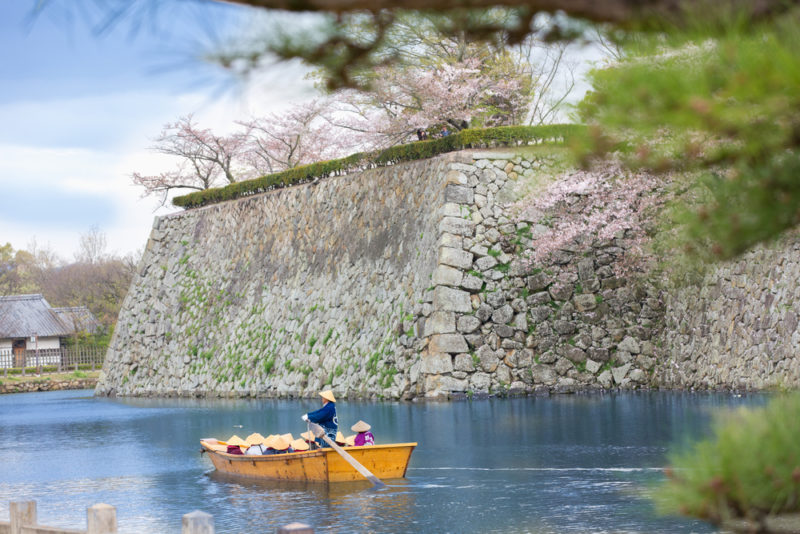 姫路城のお堀