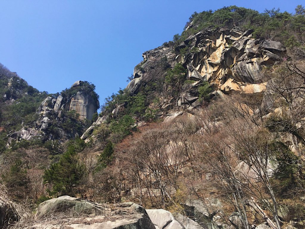 昇仙峡の天狗岩